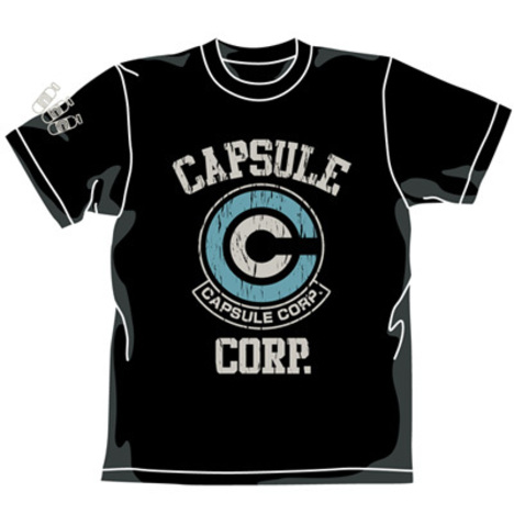 再販 ドラゴンボールz カプセルコーポレーション ロゴtシャツ ブラック Lサイズ ホビーの総合通販サイトならホビーストック