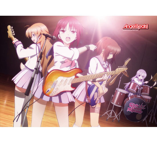 Angel Beats マイクロファイバーポスターb Merchpunk