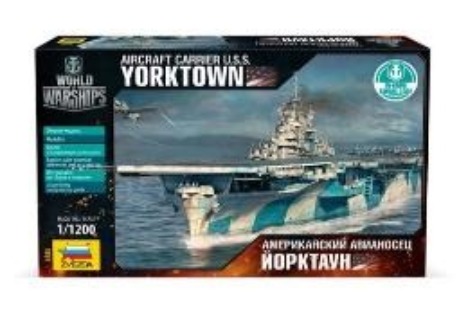 ズベズダ 1 10 アメリカ海軍 空母ヨークタウン World Of Warships ボーナスコード付属 ホビーの総合通販サイトならホビーストック