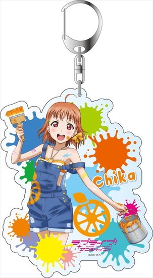 ラブライブ サンシャイン デカキーホルダー 高海千歌 ペインター風イラストver ホビーの総合通販サイトならホビーストック