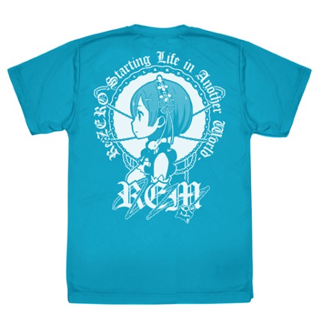 Re ゼロから始める異世界生活 横顔のレム ドライtシャツ Turquoise Blue L ホビーの総合通販サイトならホビーストック