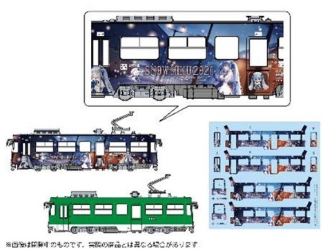 フジミ模型 1 150 雪ミク電車21バージョン 標準色用3300形付き2両セット ホビーの総合通販サイトならホビーストック