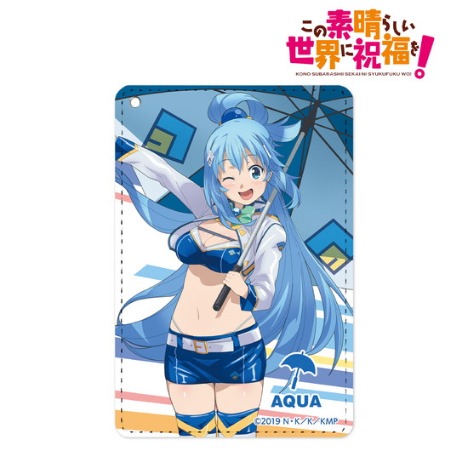 この素晴らしい世界に祝福を 描き下ろしイラスト アクア レースクイーンver 1ポケットパスケース ホビーの総合通販サイトならホビーストック