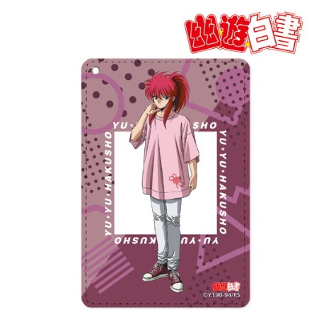 幽 遊 白書 描き下ろしイラスト 蔵馬 90 Sカジュアルver 1ポケットパスケース ホビーの総合通販サイトならホビーストック