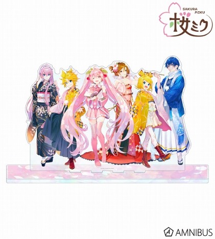 桜ミク 描き下ろしイラスト 集合 Art By しらび ホログラムbigアクリルスタンド ホビーの総合通販サイトならホビーストック